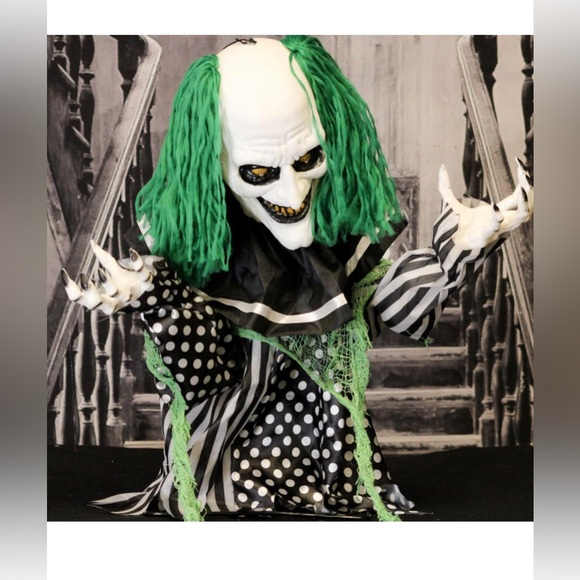 Animated Talking Groundbreaker Clown Prop Touch Activated Lights/sounds 23.6in - Picture 5 of 7